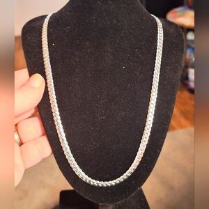 Sterling silver stamped 20 inch necklace